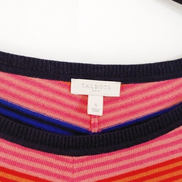 Talbots Striped Dolman Sweater Multicolor Small Women's - Picture 4 of 5